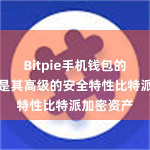 Bitpie手机钱包的优势之一是其高级的安全特性比特派加密资产