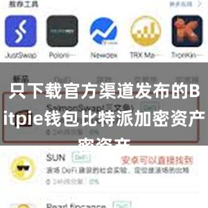 只下载官方渠道发布的Bitpie钱包比特派加密资产